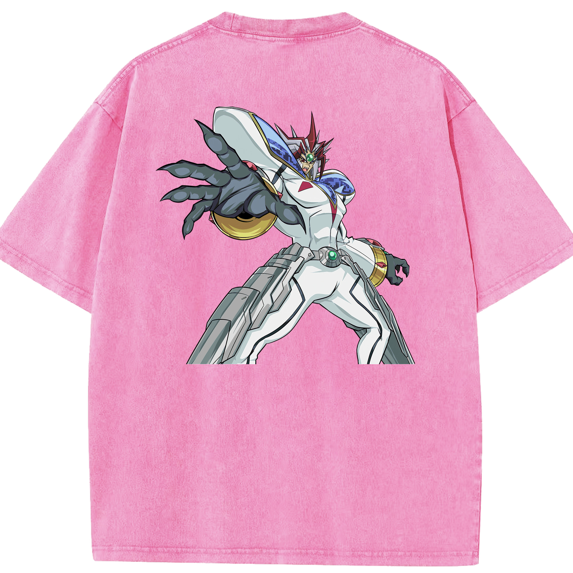 （画像用） 遊☆戯☆王 Yu-Gi-Oh! 綿100% ヴィンテージ風 半袖Tシャツ（背面プリント）